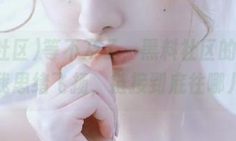 等不及了，黑料社区的跳转链接让我思绪飞扬，链接到底往哪儿去？
